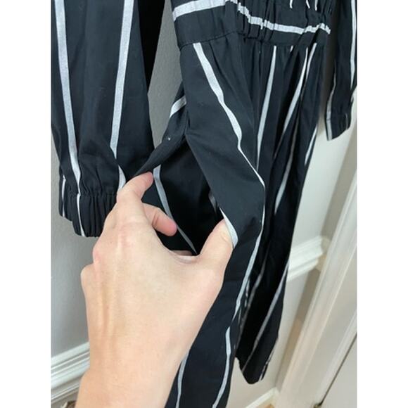 J. Crew Black and White Striped Dress - Picture 8 of 13